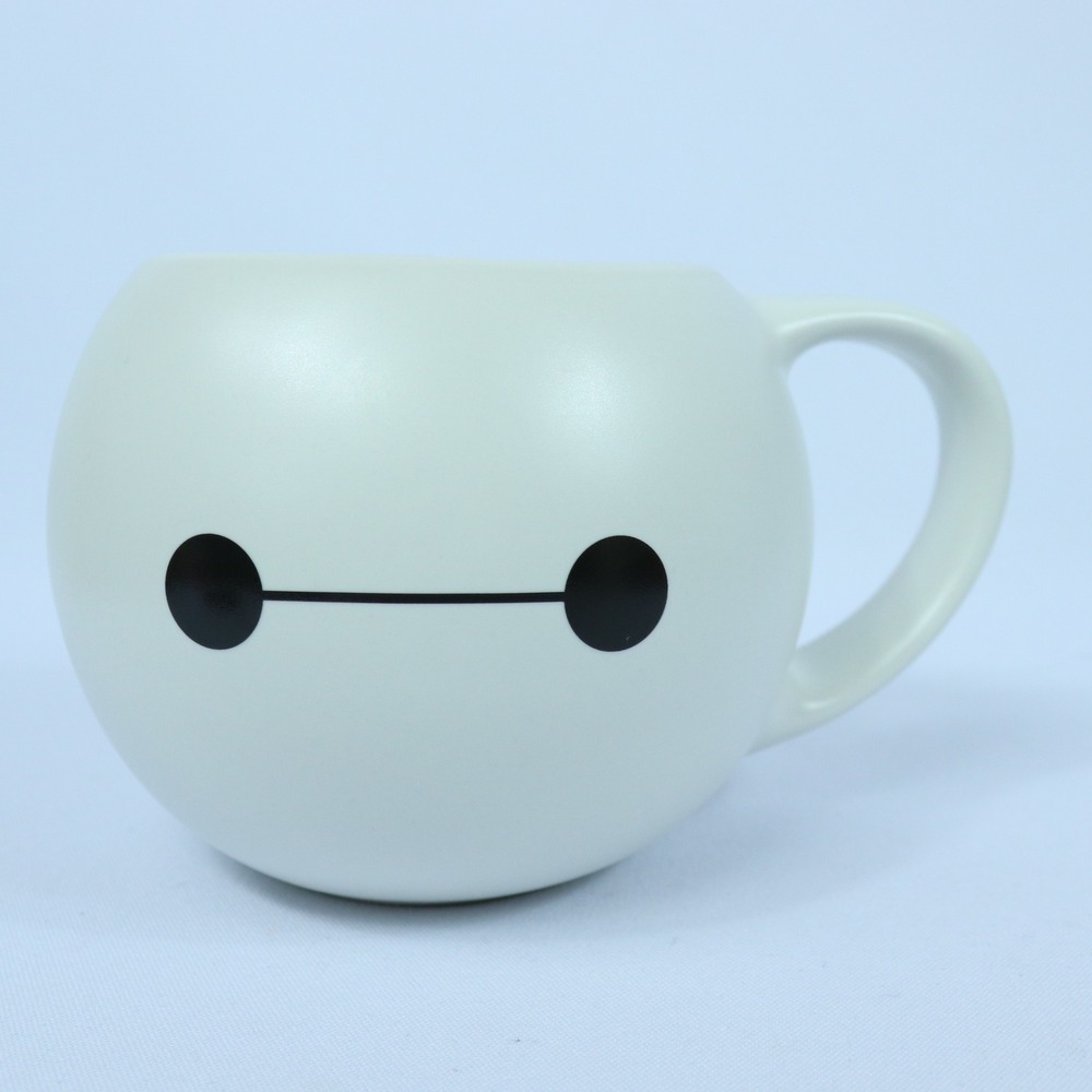 Disney Parks Big Hero 6 White Baymax Face Coffee Mug Cup Ceramic 20oz